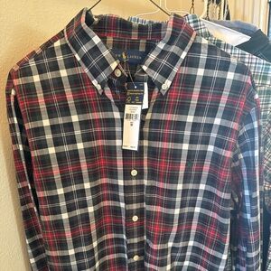 Ralph Lauren men's classic plaid button up